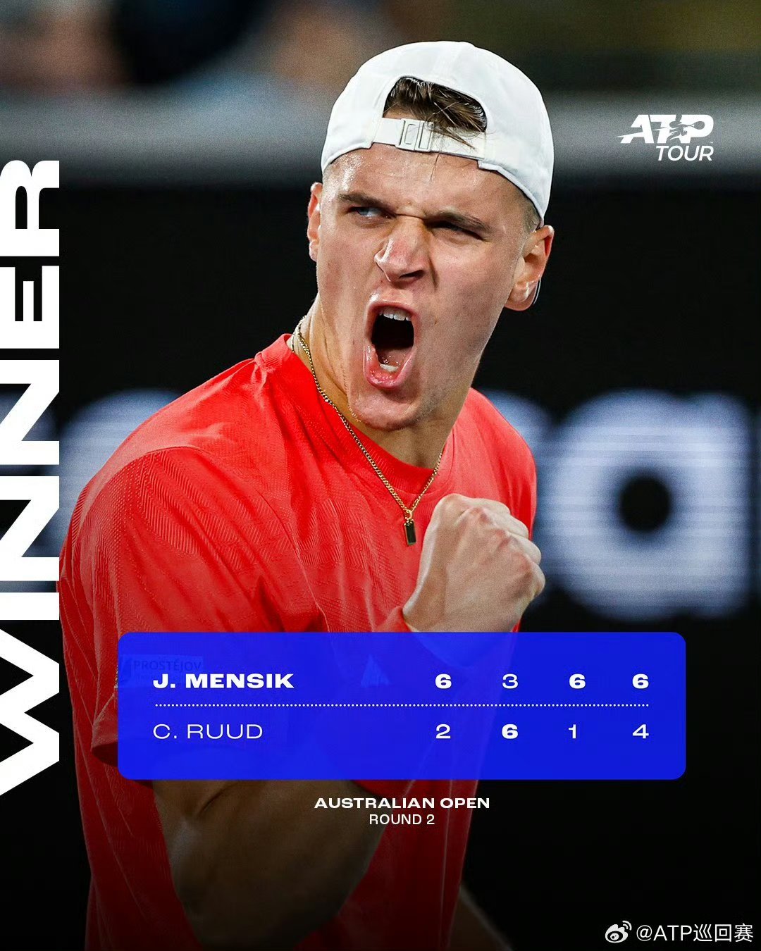 爱游戏体育-澳网逆转蒙特卡洛大师赛，鲁德带队取胜